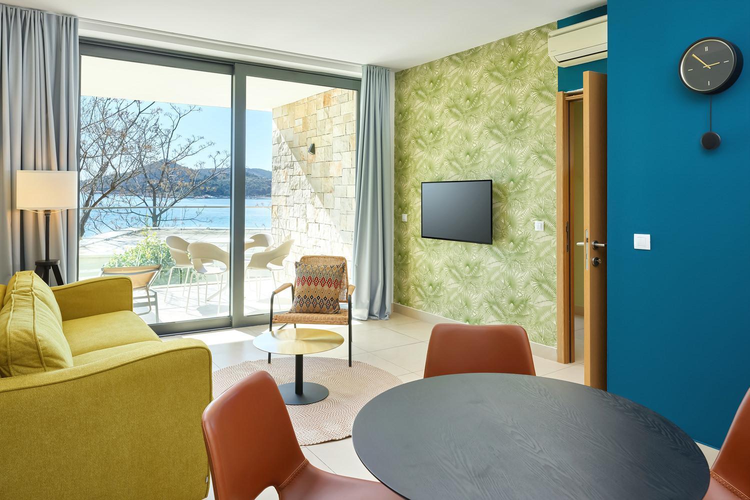 Freistehendes Ferienhaus, premium Apartment mit seitlichem Meerblick