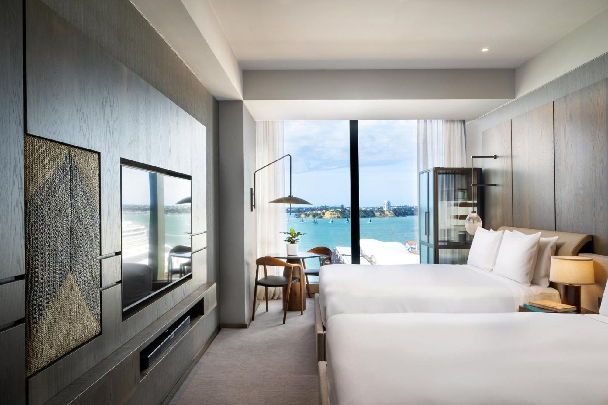 Classic Queen Room with Two Queen Beds and Harbour View