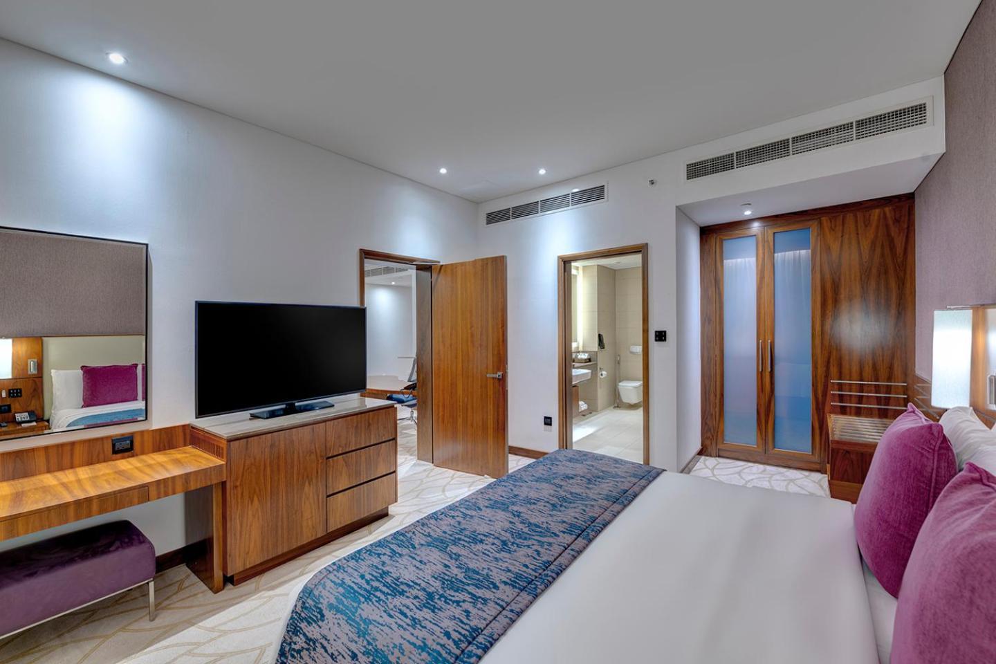Suite mit 1 Schlafzimmer, Gartenblick und Zugang zur Lounge