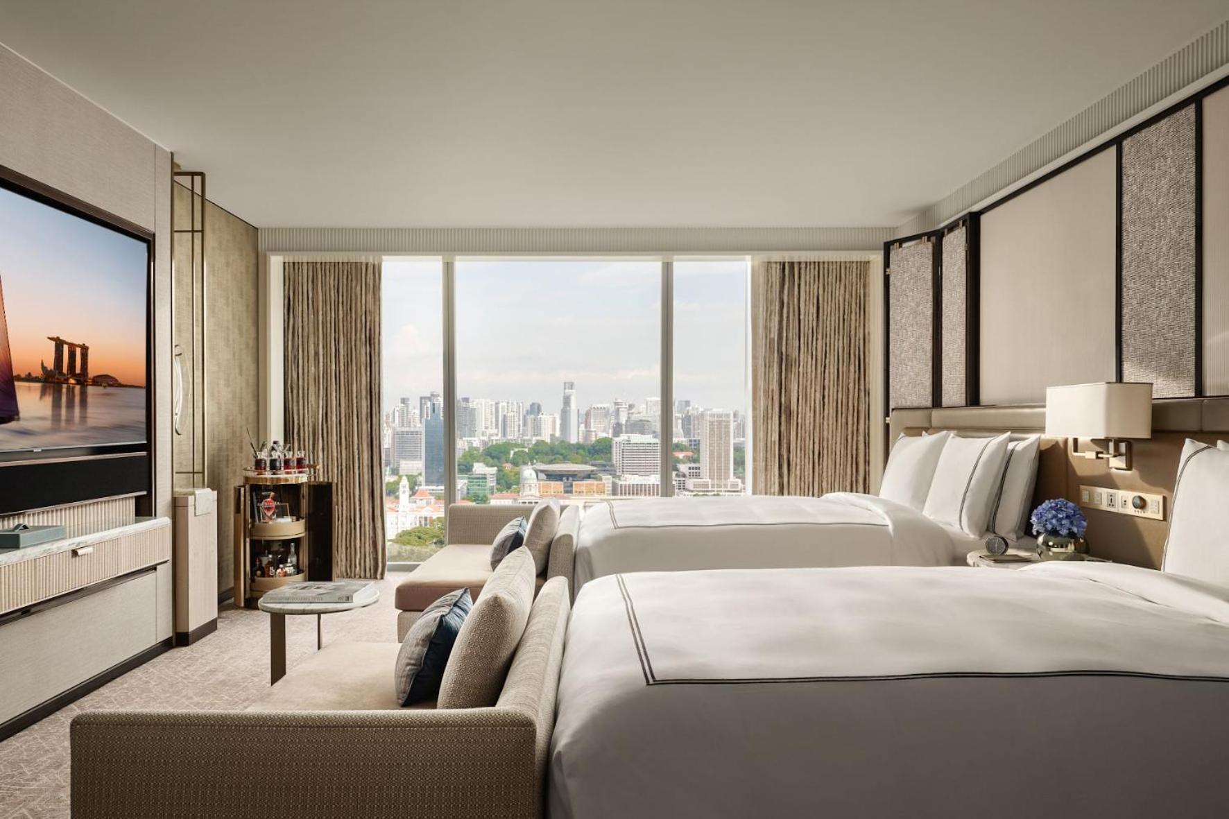 Acomodação Dupla Premier Sands com Cama Queen-size e Vista da Cidade