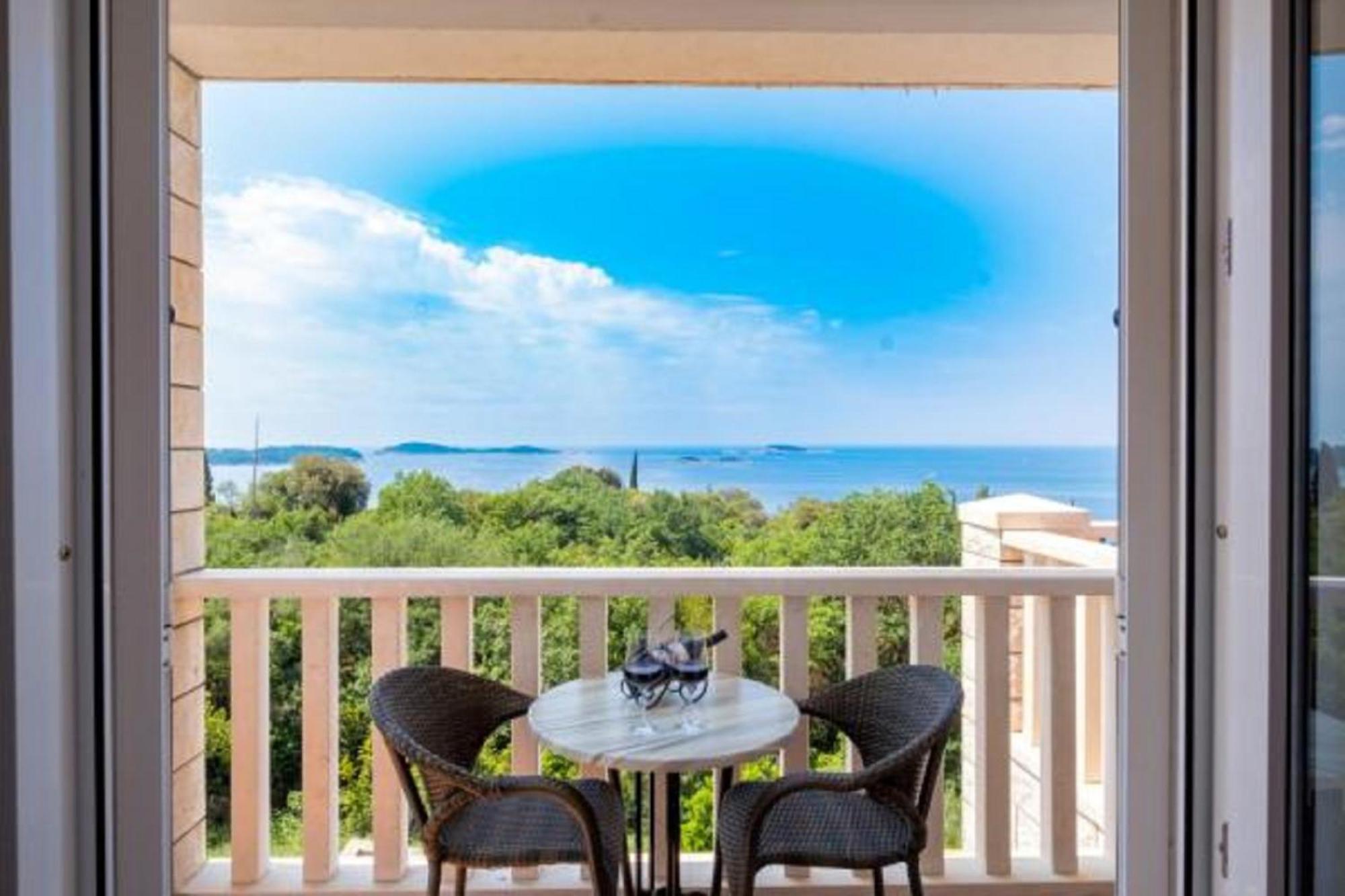 Superior Apartment mit 1 Schlafzimmer, Terrasse und Meerblick